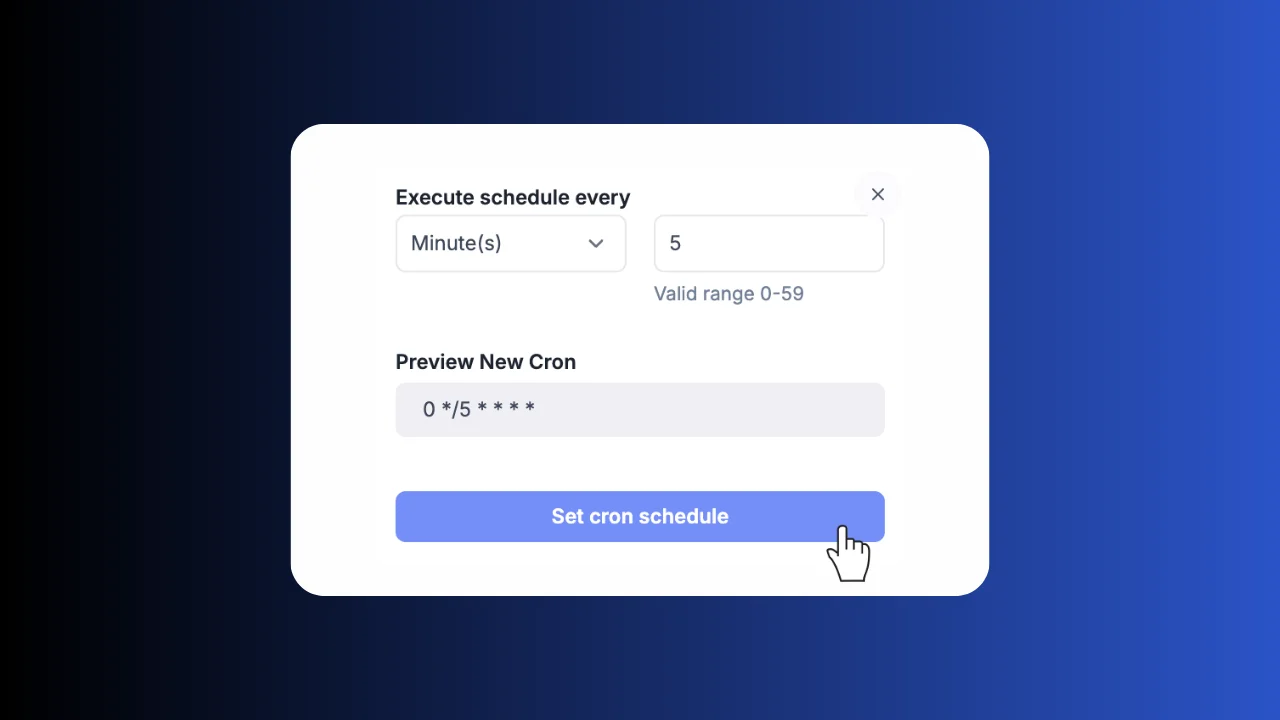 Scheduled tasks